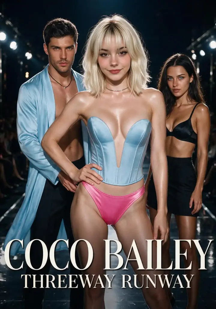 Coco Bailey: Threeway Runway poster – Candy Shorts AI series