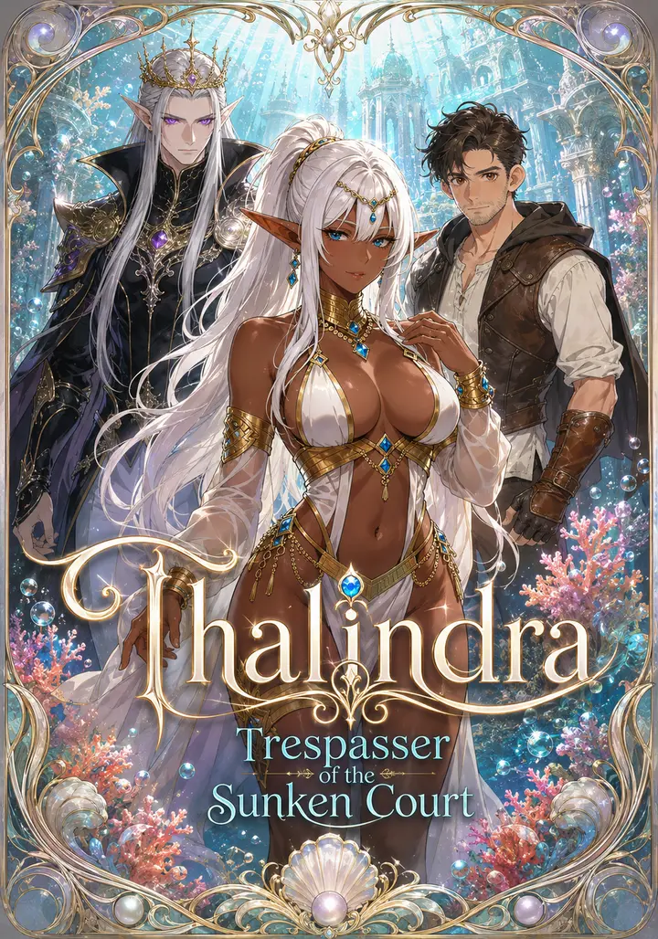Trespasser of the Sunken Court poster – Candy Shorts AI series